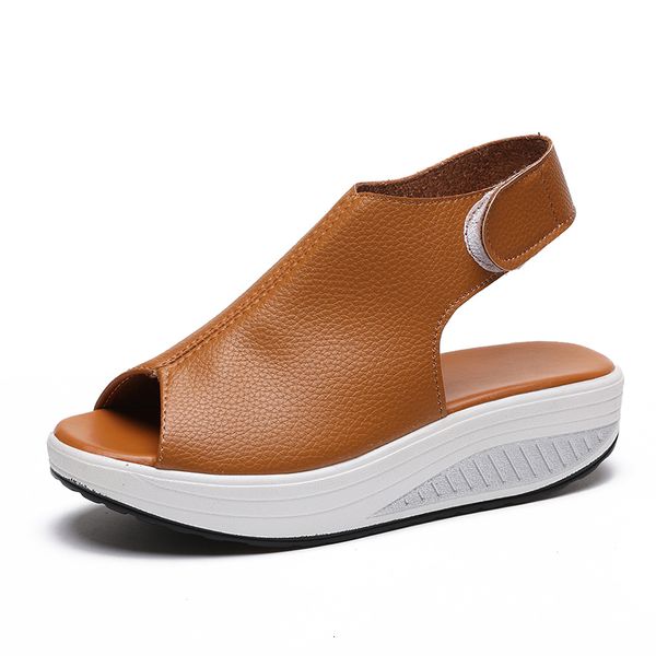 2019 summer women shoes fashion leather women's sandals platform wedge casual open-toe fish mouth women sandals plus size 35-42, Black
2019 summer women shoes fashion leather women's sandals platform wedge casual open-toe fish mouth women sandals plus size 35-42, Black