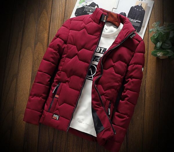 autumn winter new jacket fashion trend casual thickened warm cotton-padded clothes slim baseball coats size down warm jacket, Black
autumn winter new jacket fashion trend casual thickened warm cotton-padded clothes slim baseball coats size down warm jacket, Black