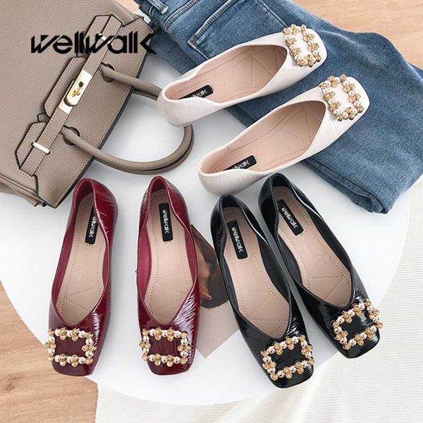 rhinestone buckle flat shoes women patent dress ballet flats square toe female fashion autumn moccasins crystal plus size 33-43, Black
rhinestone buckle flat shoes women patent dress ballet flats square toe female fashion autumn moccasins crystal plus size 33-43, Black