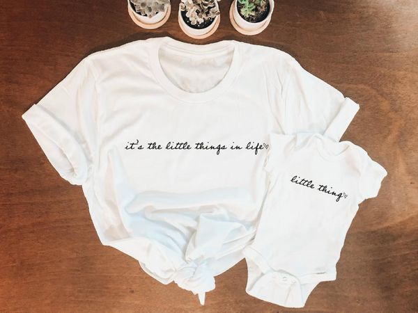 family matching outfits the it's little things mom and me shirts mama mommy baby look daughter t-shirts, Blue
family matching outfits the it's little things mom and me shirts mama mommy baby look daughter t-shirts, Blue