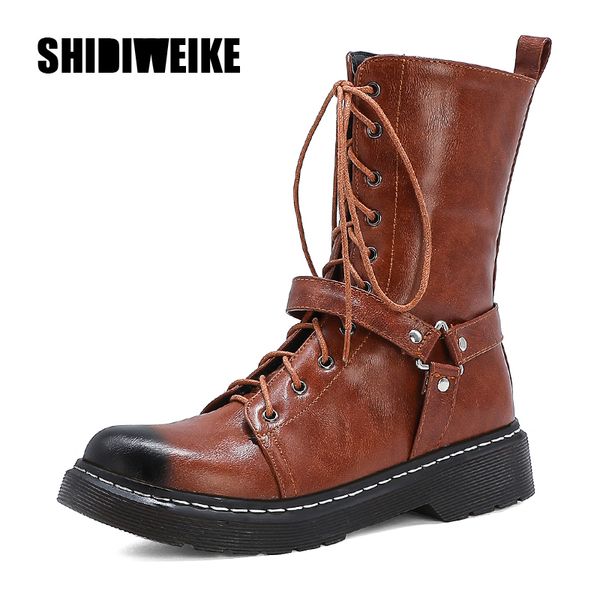 boots 2021 style womens pu leather fashion mid-calf cowhide mid motorcycle shoes v132, Black
boots 2021 style womens pu leather fashion mid-calf cowhide mid motorcycle shoes v132, Black