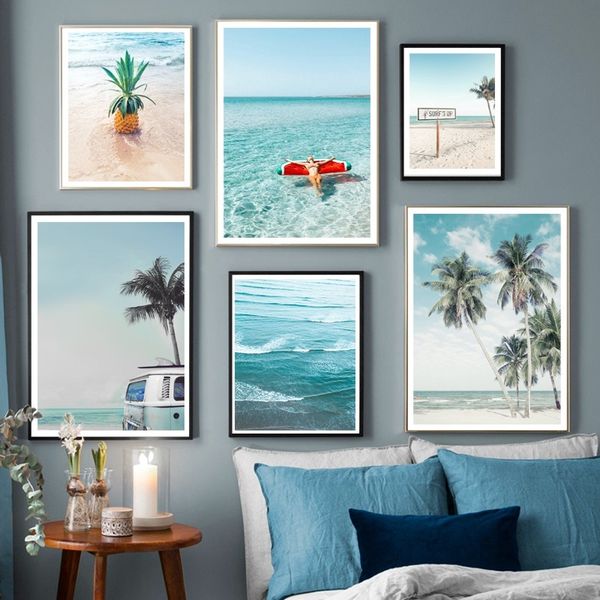 beach palm tree pineapple ocean signpost wall art canvas painting nordic posters and prints wall pictures for living room decor
beach palm tree pineapple ocean signpost wall art canvas painting nordic posters and prints wall pictures for living room decor