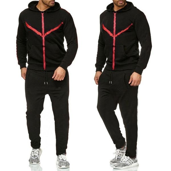 толстовки брюки два кусочка комплекты tracksuit мужчины мода куртки спортивная толстовка мужской осень одежда sweatpants пиджаков, Gray
толстовки брюки два кусочка комплекты tracksuit мужчины мода куртки спортивная толстовка мужской осень одежда sweatpants пиджаков, Gray