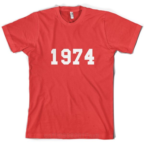 1974 колледж стиль - мужские сороковой день рождения / подарок t-shirt - 10 цветов mans уникальные короткие рукава o-neck t shirt
1974 колледж стиль - мужские сороковой день рождения / подарок t-shirt - 10 цветов mans уникальные короткие рукава o-neck t shirt