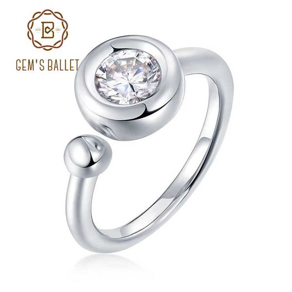 gem's ballet 925 sterling silver ring jewelry 1.0ct 6.5mm moissanite sapphire ruby emerald adjustable open ring for women, Golden;silver
gem's ballet 925 sterling silver ring jewelry 1.0ct 6.5mm moissanite sapphire ruby emerald adjustable open ring for women, Golden;silver