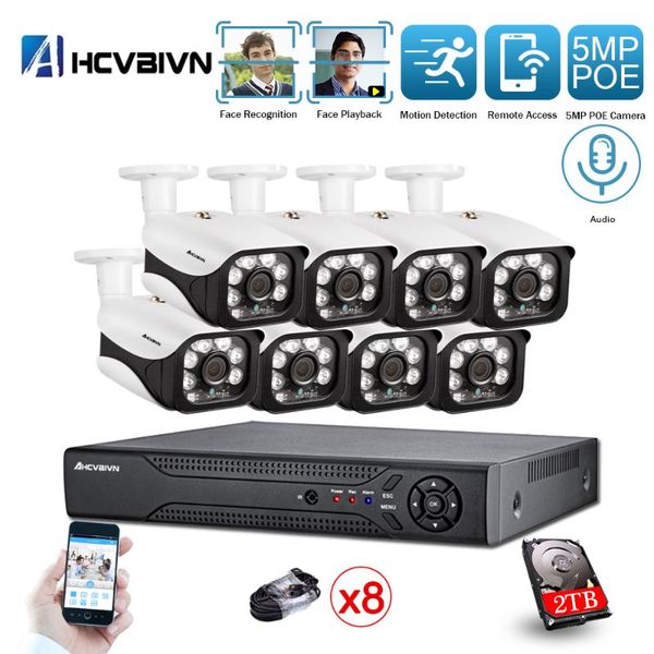 face detection h.265 8ch 5mp poe nvr kit cctv security system ai poe ip camera outdoor video surveillance set 2tb
face detection h.265 8ch 5mp poe nvr kit cctv security system ai poe ip camera outdoor video surveillance set 2tb