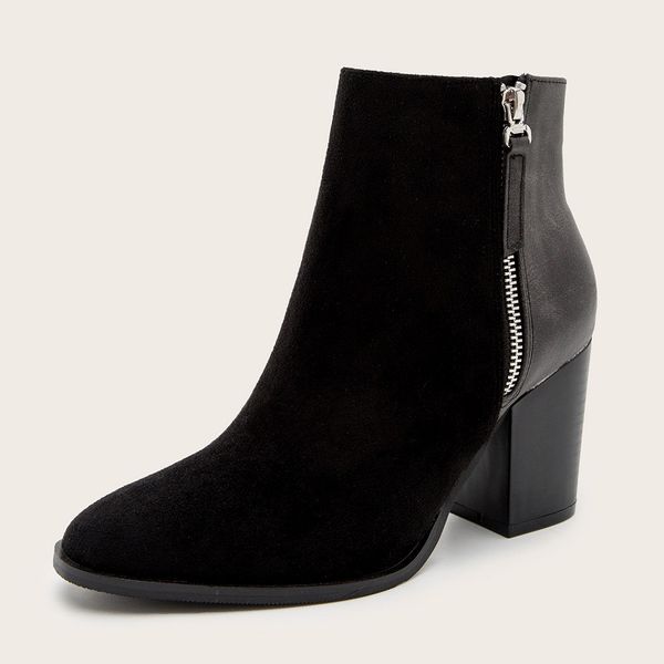 женщины ботильоны осень зима flock кожа высокие каблуки ladie обувь платформа zipper vintage black boots sapatos feminino
женщины ботильоны осень зима flock кожа высокие каблуки ladie обувь платформа zipper vintage black boots sapatos feminino