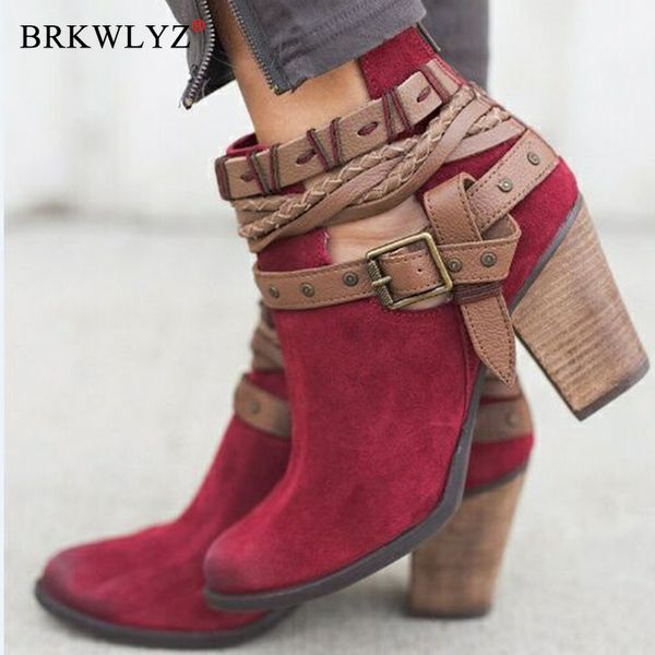 women boots fashion casual ladies shoes boots suede leather buckle high heeled zipper snow shoes for femme, Black
women boots fashion casual ladies shoes boots suede leather buckle high heeled zipper snow shoes for femme, Black