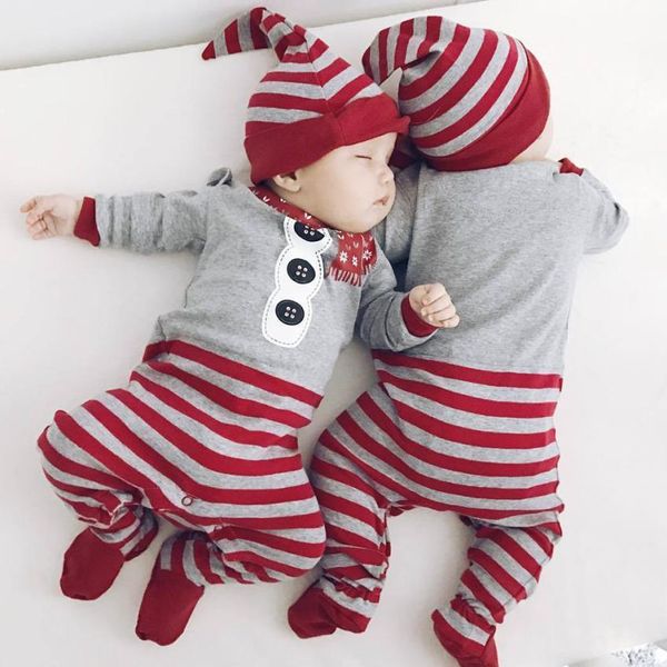 christmas newborn girls boys rompers jumpsuit+hat 2pcs set outfit so cute baby clothes soft august 11, White
christmas newborn girls boys rompers jumpsuit+hat 2pcs set outfit so cute baby clothes soft august 11, White