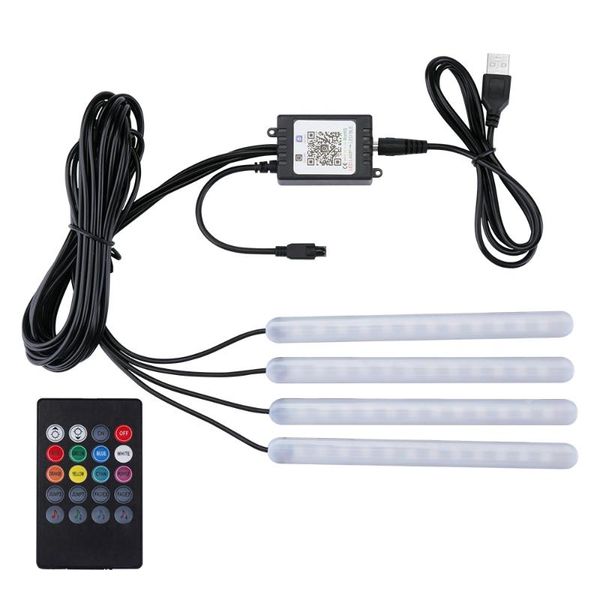 1 to 4 car led strip light music sensor multicolor adjustable car footwall light with remote controller app controlling
1 to 4 car led strip light music sensor multicolor adjustable car footwall light with remote controller app controlling