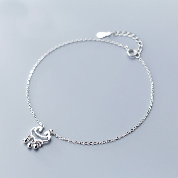 mloveacc chinese longevity lock anklet bracelet 925 sterling silver women girl lover barefoot anklet fashion foot jewelry, Red;blue
mloveacc chinese longevity lock anklet bracelet 925 sterling silver women girl lover barefoot anklet fashion foot jewelry, Red;blue