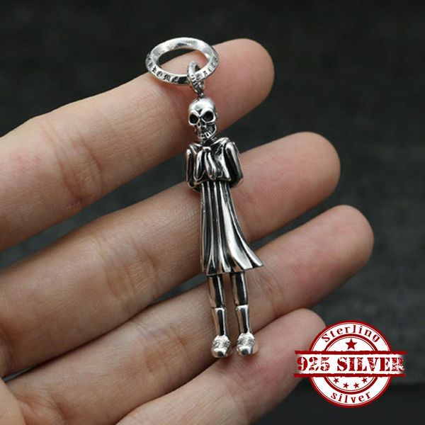 brand s925 sterling silver pendant european and american punk hip-hop fashion skull cross letter shape couple personality tag
brand s925 sterling silver pendant european and american punk hip-hop fashion skull cross letter shape couple personality tag