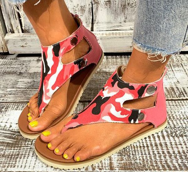 plus size ladies women's summer beach casual camouflage flip-flops flats sandals zipper shoes daily wear sandales femme, Black
plus size ladies women's summer beach casual camouflage flip-flops flats sandals zipper shoes daily wear sandales femme, Black
