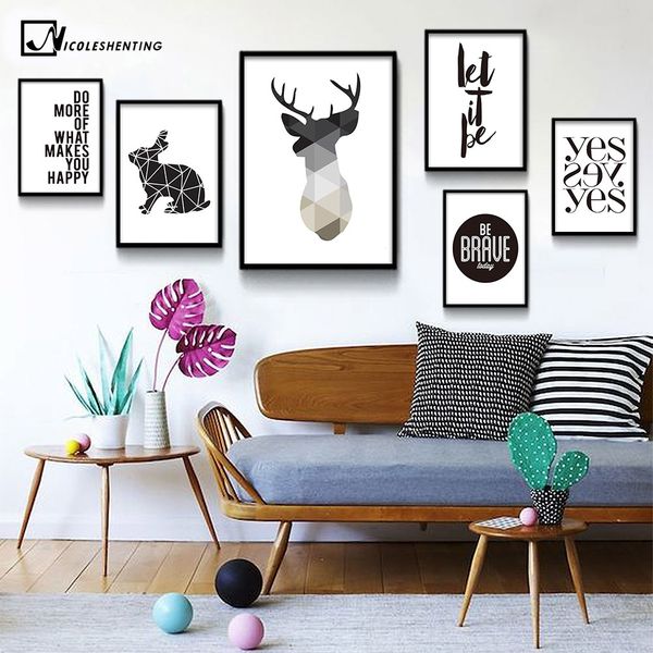 nicoleshenting nordic style motivational poster print geometry deer wall art canvas painting picture for living room home decor
nicoleshenting nordic style motivational poster print geometry deer wall art canvas painting picture for living room home decor