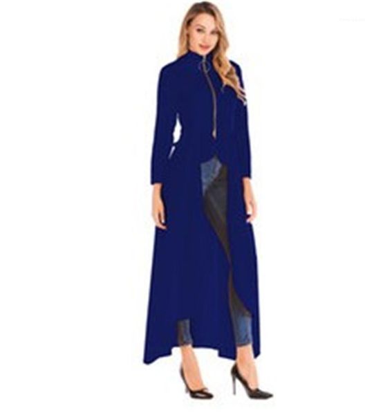 spring zipper long sleeve designer coats new casual women clothing fashion irregularity stand collar trench coats, Tan;black
spring zipper long sleeve designer coats new casual women clothing fashion irregularity stand collar trench coats, Tan;black