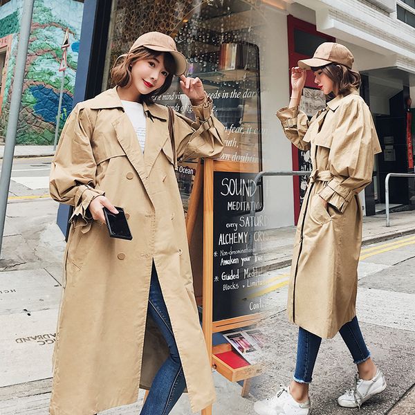 women's trench coats short-height mid-length loose spring coat women double breasted oversized outwear clothes 2021 ladies korean windb, Tan;black
women's trench coats short-height mid-length loose spring coat women double breasted oversized outwear clothes 2021 ladies korean windb, Tan;black