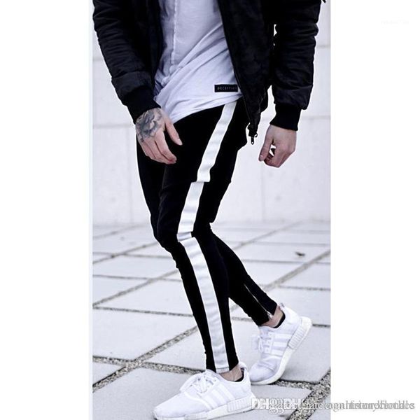 designer jeans striped zipper slim fit hiphop casual high street ripped jean pants mens black biker, Blue
designer jeans striped zipper slim fit hiphop casual high street ripped jean pants mens black biker, Blue
