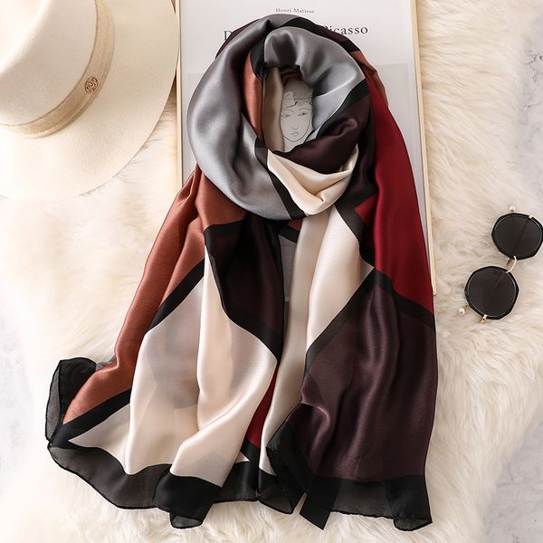2020 fashion spring and summer new style popular headcloth ladies color matching print shawl women beach silk scarf, Blue;gray
2020 fashion spring and summer new style popular headcloth ladies color matching print shawl women beach silk scarf, Blue;gray