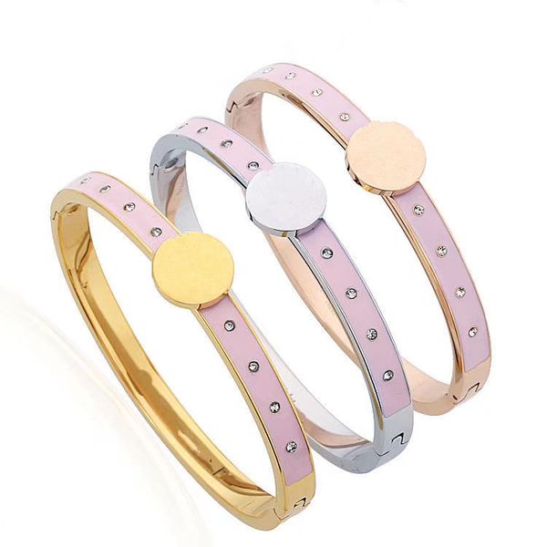 2020 luxury designer jewelry women bracelets fashion bracelet stainless steel jewelry brand pink bracelet luxury designer bracelet jewelry, Black
2020 luxury designer jewelry women bracelets fashion bracelet stainless steel jewelry brand pink bracelet luxury designer bracelet jewelry, Black