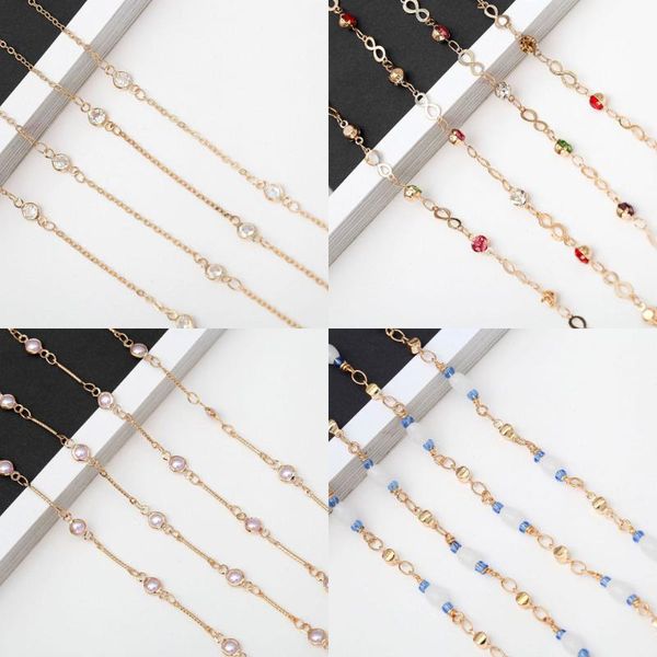 crystal beaded link chain beads glasses chains eyeglasses cord sunglasses rope necklace strap accessories, Silver
crystal beaded link chain beads glasses chains eyeglasses cord sunglasses rope necklace strap accessories, Silver