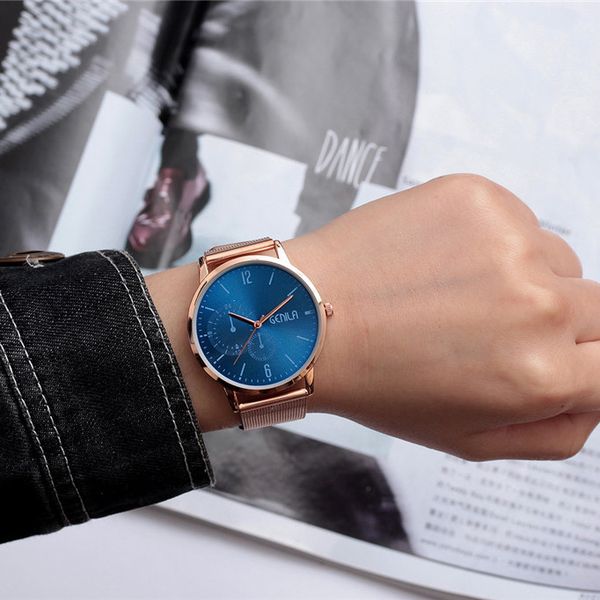 men's watch classic quartz stainless steel watch high-end simple fashion luxury quartz relogio masculino 1.10, Slivery;brown
men's watch classic quartz stainless steel watch high-end simple fashion luxury quartz relogio masculino 1.10, Slivery;brown