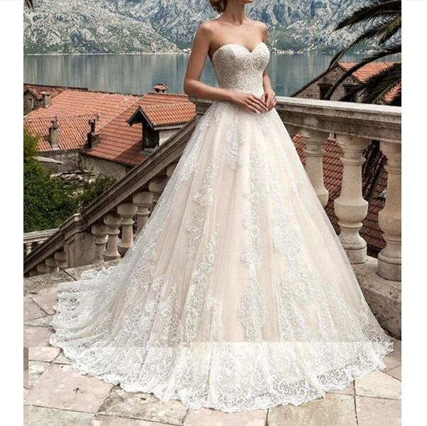new wedding dresses with detachable half long sleeves lace appliqued bridal gowns corset back custom made wedding gowns vestidos de noiva, White
new wedding dresses with detachable half long sleeves lace appliqued bridal gowns corset back custom made wedding gowns vestidos de noiva, White