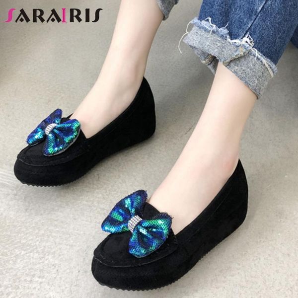 sarairis fashion female casual consise flats spring flats women butterfly knot platform sewing slip on shallow shoes woman, Black
sarairis fashion female casual consise flats spring flats women butterfly knot platform sewing slip on shallow shoes woman, Black