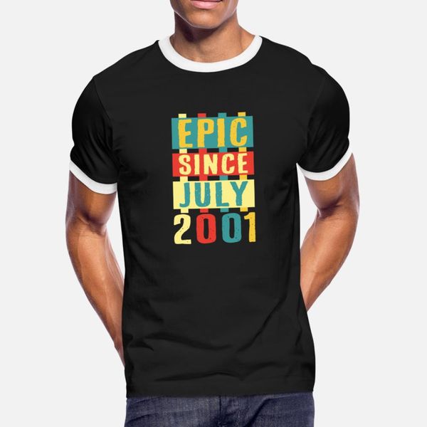 epic since july 2001 gift t shirt men printing cotton o neck homme fitness new fashion summer style formal shirt
epic since july 2001 gift t shirt men printing cotton o neck homme fitness new fashion summer style formal shirt