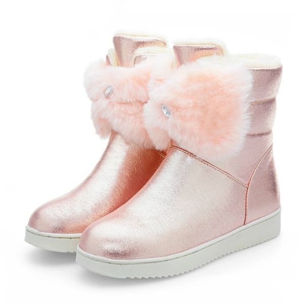 winter women shoes warm snow boots cute crystal pink silver flats platform ankle boots fashion 32-38 size booties, Black
winter women shoes warm snow boots cute crystal pink silver flats platform ankle boots fashion 32-38 size booties, Black