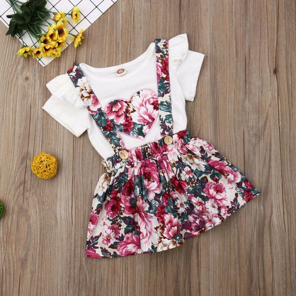 1-4years toddler baby kid girls clothing set white ruffles t shirts flower skirts overalls outfits summer baby girls costumes
1-4years toddler baby kid girls clothing set white ruffles t shirts flower skirts overalls outfits summer baby girls costumes
