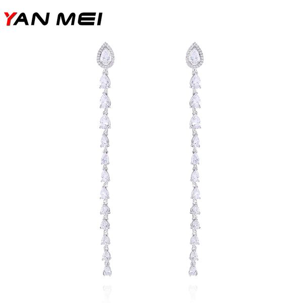 yanmei elegant oval cubic zirconia dangle earrings for women rhinestone long earring wedding gifts fashioin jewelry yme7748, Silver
yanmei elegant oval cubic zirconia dangle earrings for women rhinestone long earring wedding gifts fashioin jewelry yme7748, Silver