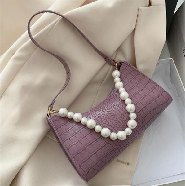 2020 new luxury vintage alligator pattern shoulder bag for women pu leather armpit bag pearl design baguette advanced lady handbag sac femme
2020 new luxury vintage alligator pattern shoulder bag for women pu leather armpit bag pearl design baguette advanced lady handbag sac femme