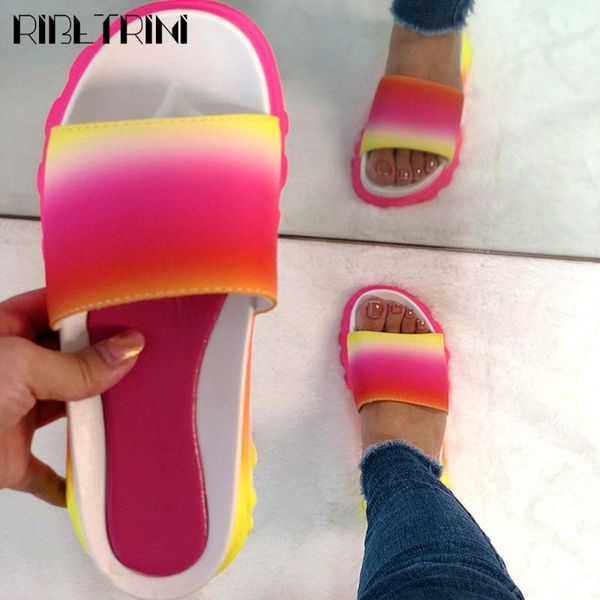 ribetrini ins girl casual beacn daily wedges shoes mixed clor rainbow open toe women slippers summer slippers, Black
ribetrini ins girl casual beacn daily wedges shoes mixed clor rainbow open toe women slippers summer slippers, Black