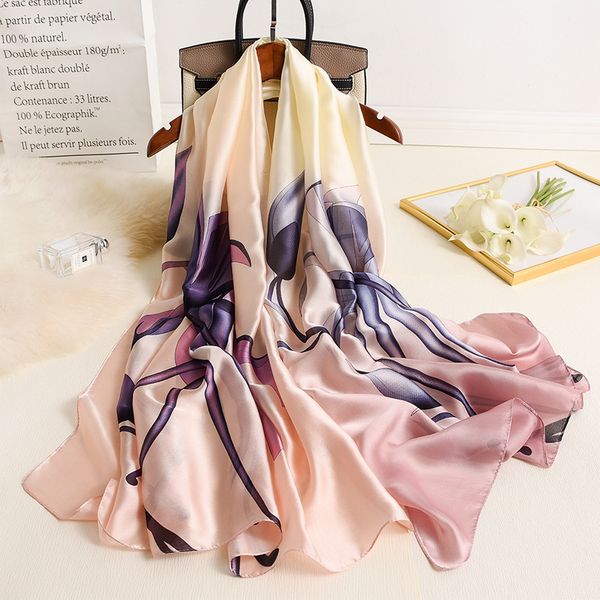 two color stitching silk scarf women summer air conditioning blanket scarf lady travel shawls wraps hijab, Blue;gray
two color stitching silk scarf women summer air conditioning blanket scarf lady travel shawls wraps hijab, Blue;gray