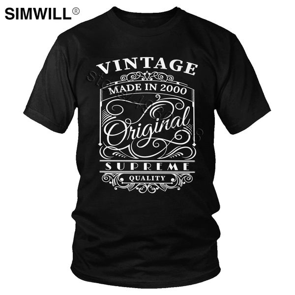 male vintage made in 2000 t shirt 20 years old t-shirt 20th birthday gift tee shirt short sleeve cotton tshirt designer clothing
male vintage made in 2000 t shirt 20 years old t-shirt 20th birthday gift tee shirt short sleeve cotton tshirt designer clothing