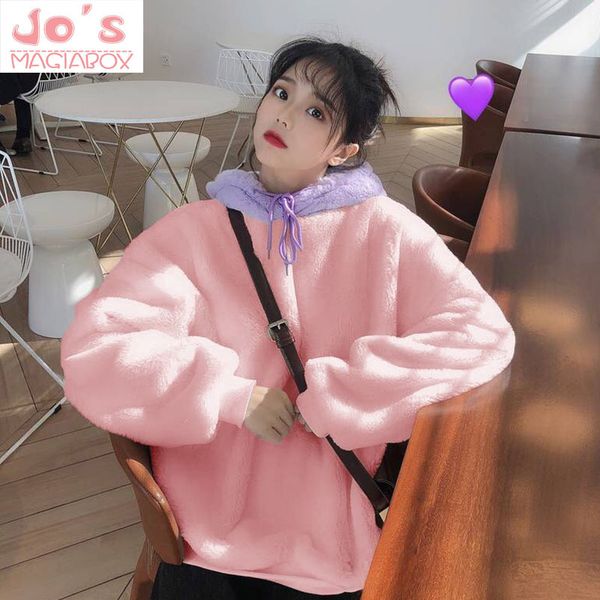 winter womens hooded pullovers ladies long sleeve sweatshirts female patchwork casual harajuku kawaii sweatshirts coat, Black
winter womens hooded pullovers ladies long sleeve sweatshirts female patchwork casual harajuku kawaii sweatshirts coat, Black