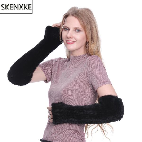 new knitted long style real gloves women warm quality real gloves winter luxury lady natural mittens, Blue;gray
new knitted long style real gloves women warm quality real gloves winter luxury lady natural mittens, Blue;gray