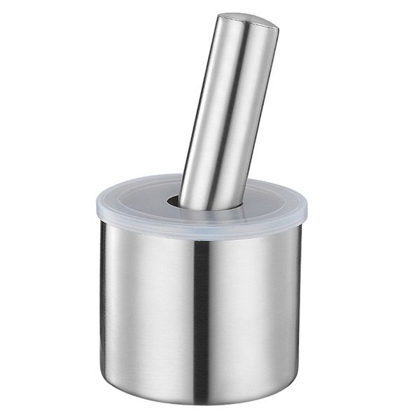 mortar pestle set pill spice grinder garlic crushing stainless steel with cover
mortar pestle set pill spice grinder garlic crushing stainless steel with cover