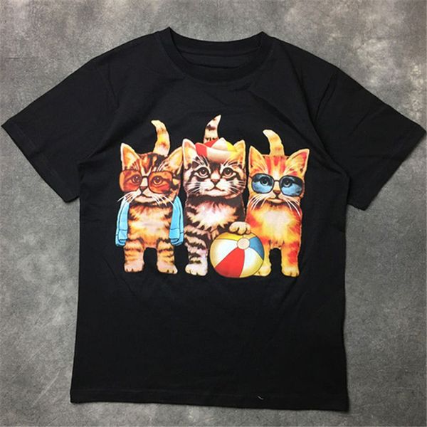 street fashion famous mens t shirt 20ss three kittens print pullover polo short sleeve t shirts men women couples stylist tee, White;black
street fashion famous mens t shirt 20ss three kittens print pullover polo short sleeve t shirts men women couples stylist tee, White;black