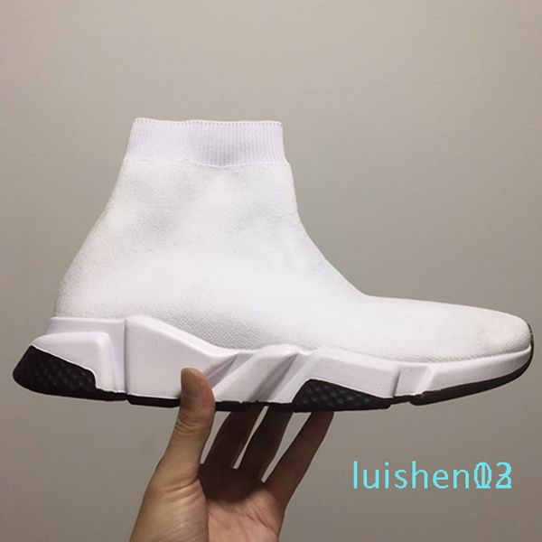 2019 paris speed trainers knit sock shoe original luxury designer mens womens sneakers high casual shoes without box l13, Black
2019 paris speed trainers knit sock shoe original luxury designer mens womens sneakers high casual shoes without box l13, Black