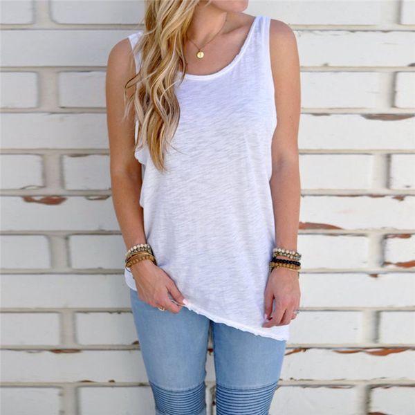 women back cross casual vest summer loose backless vest breathable sleeveless solid color fashion, White
women back cross casual vest summer loose backless vest breathable sleeveless solid color fashion, White