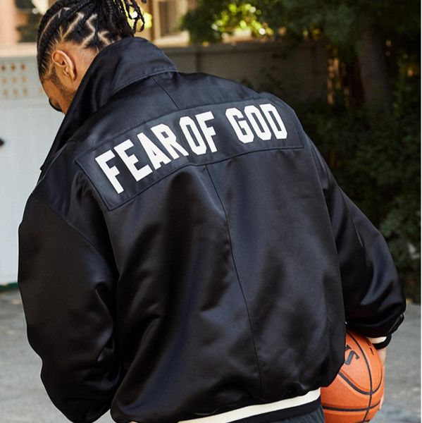 fog jacket fear of god 5th thread silk baseball jacket fog highstreet mens loose coat hfwpjk097, Black;brown
fog jacket fear of god 5th thread silk baseball jacket fog highstreet mens loose coat hfwpjk097, Black;brown
