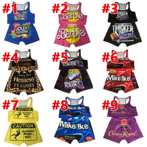 women yoga pants two pieces set letter printed sleeveless vest shorts ladies new fashion colourful pants ly252, Gray
women yoga pants two pieces set letter printed sleeveless vest shorts ladies new fashion colourful pants ly252, Gray