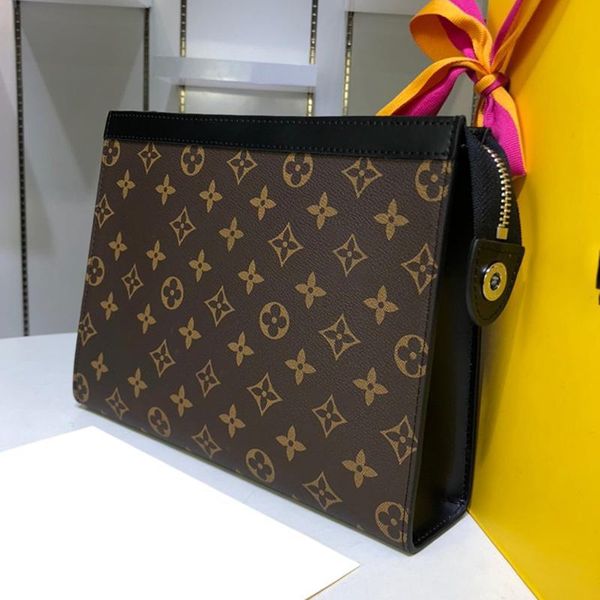 handbag black zipper clutch bag classic cross grain leather plaid coated canvas fashion wallet men's bag with dust bag of shipping
handbag black zipper clutch bag classic cross grain leather plaid coated canvas fashion wallet men's bag with dust bag of shipping