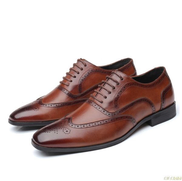 dress shoes 2021 size 38-48 men formal office social designer wedding luxury elegant male, Black
dress shoes 2021 size 38-48 men formal office social designer wedding luxury elegant male, Black