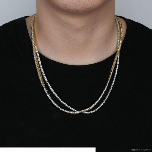 whosale 3мм 16-24inches iced out bling циркон 1 ряд теннис цепи ожерелье мужчины хип-хоп ювелирные изделия золото серебро подвески, Silver
whosale 3мм 16-24inches iced out bling циркон 1 ряд теннис цепи ожерелье мужчины хип-хоп ювелирные изделия золото серебро подвески, Silver