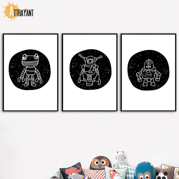 абстрактный frog робот черный белый детские wall art печать холст живопись скандинавские плакаты и распечатывает на стене картины для декор
абстрактный frog робот черный белый детские wall art печать холст живопись скандинавские плакаты и распечатывает на стене картины для декор