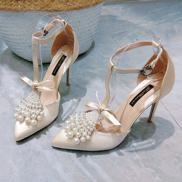 bling women shoes sandals crystal summer women pearl wedding shoes thin high heels 8-10cm bridal sandals pumps, Black
bling women shoes sandals crystal summer women pearl wedding shoes thin high heels 8-10cm bridal sandals pumps, Black