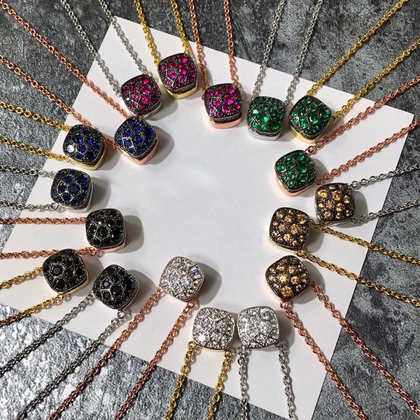 multicolour fancy coloured diamond necklace paris design brass gold women single chain necklace with square gemstone pendant fine jewelry, Silver
multicolour fancy coloured diamond necklace paris design brass gold women single chain necklace with square gemstone pendant fine jewelry, Silver
