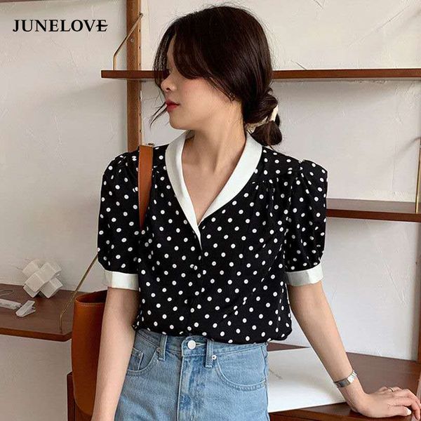hstar summer women blouse polka- dot vintage v-neck korean style chic loose lady office blusas mujer de moda 2020 shirts, White
hstar summer women blouse polka- dot vintage v-neck korean style chic loose lady office blusas mujer de moda 2020 shirts, White
